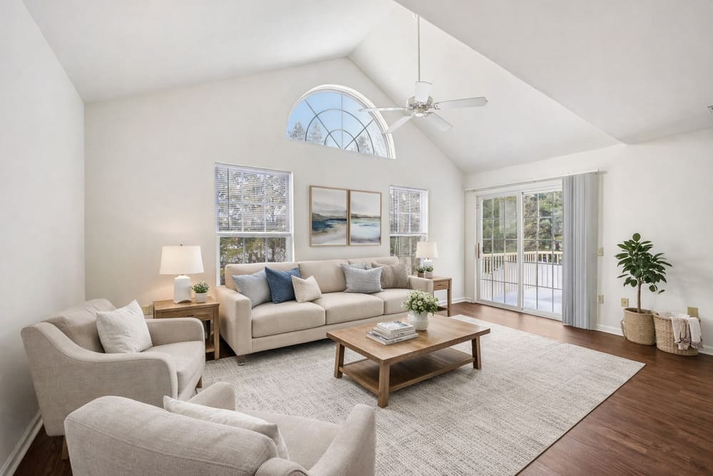 SC living room staged